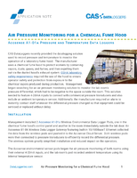 Air Pressure Monitoring for a Chemical Fume Hood