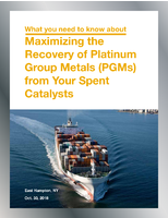 Maximizing the Recovery of Platinum Group Metals (PGMs) from your Spent Catalysts