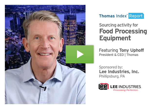 Sourcing for Food Processing Equipment on the Rise