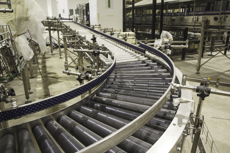 Industrial conveyor belt system