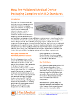 How Pre-Validated Medical Device Packaging Complies with ISO Standards
