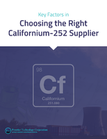 Key Factors in Choosing the Right Californium-252 Supplier | FTC