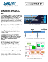 Senix ToughSonic Sensors Used in Hydrofoil Control on Solar Powered Boat
