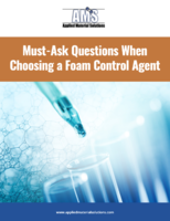 Must-Ask Questions When Choosing a Foam Control Agent