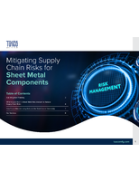 Mitigating Supply Chain Risks for Sheet Metal Components