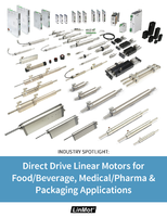 Direct Drive Linear Motors for Food/Beverage, Medical/Pharma &amp; Packaging Applications