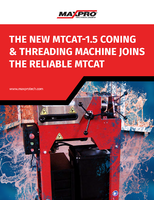 The New MTCAT-1.5 Coning & Threading Machine Joins the Reliable MTCAT