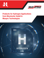 Products for Hydrogen Applications from Maximator GmbH & Maxpro Technologies
