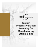 Custom Progressive Metal Stamping for Manufacturing EMI Shielding