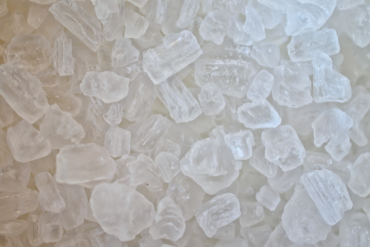 Salt crystals