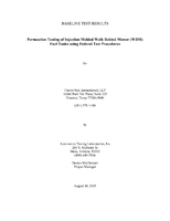 Permeation Testing of Injection Molded Walk Behind Mower (WBM) Fuel ...