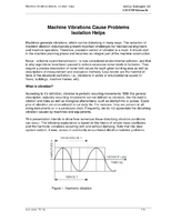 Machine Vibrations Cause Problems Isolation Helps