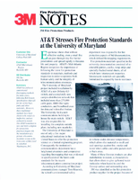 AT&T Stresses Fire Protection Standards at the University of Maryland