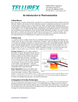An Introduction to Thermoelectrics