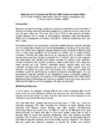 Materials and Processes for MR and GMR Heads and Assemblies