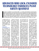 Advanced Rod Lock Cylinder Technology Enhances Plant Safety Quotient