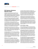 PCI Express Advances Machine Vision