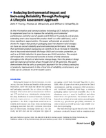 Reducing Environmental Impact and Increasing Reliability through Packaging: A Lifecycle Assessment Approach