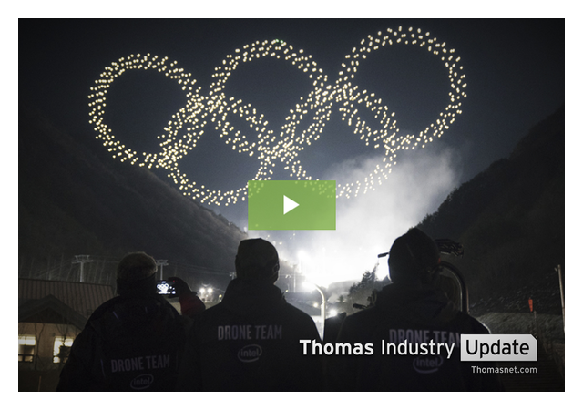 Shooting Star Drones Set World Record at Olympics
