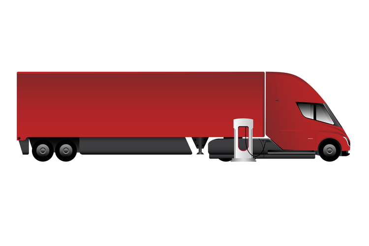 Tesla's Electric Semi Makes Initial Delivery