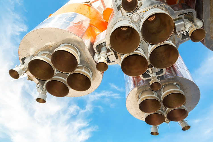 Part of a rocket engine.