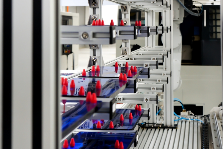 Storage rack for automatic storage and retrieval system.